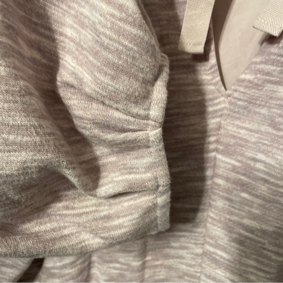 NWT VINTAGE AMERICA L LIGHT Lilac Heather JESSICA BUBBLE TOP BACK BOW BLOUSE - Picture 7 of 7